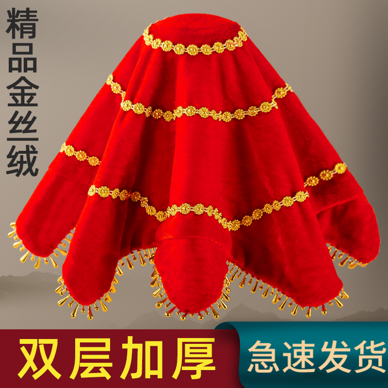 Handkerchief flower dance duo turn square dance red handkerchief octagonal scarf children's examination hand Juan northeast twist song a pair