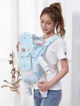 All-cotton era multifunctional baby carrier front hugging front and rear dual-purpose carrier bag newborn summer breathable mesh baby