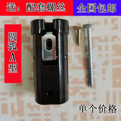 Small folding door upper wheel plastic accessories old bathroom door folding door accessories aluminum alloy door glass door hardware