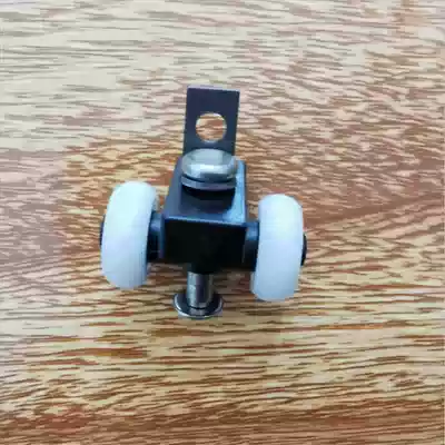 Aluminum alloy door folding door pulley toilet kitchen small folding door accessories door and window pulley upper hanging wheel pulley door matching