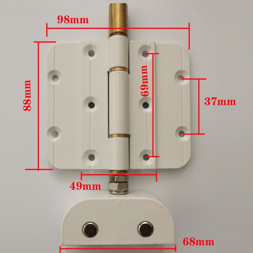 Folding door fitting Large folding door ground pulley thickened double-page double lower wheel ground wheel glass door aluminium alloy door lower wheel