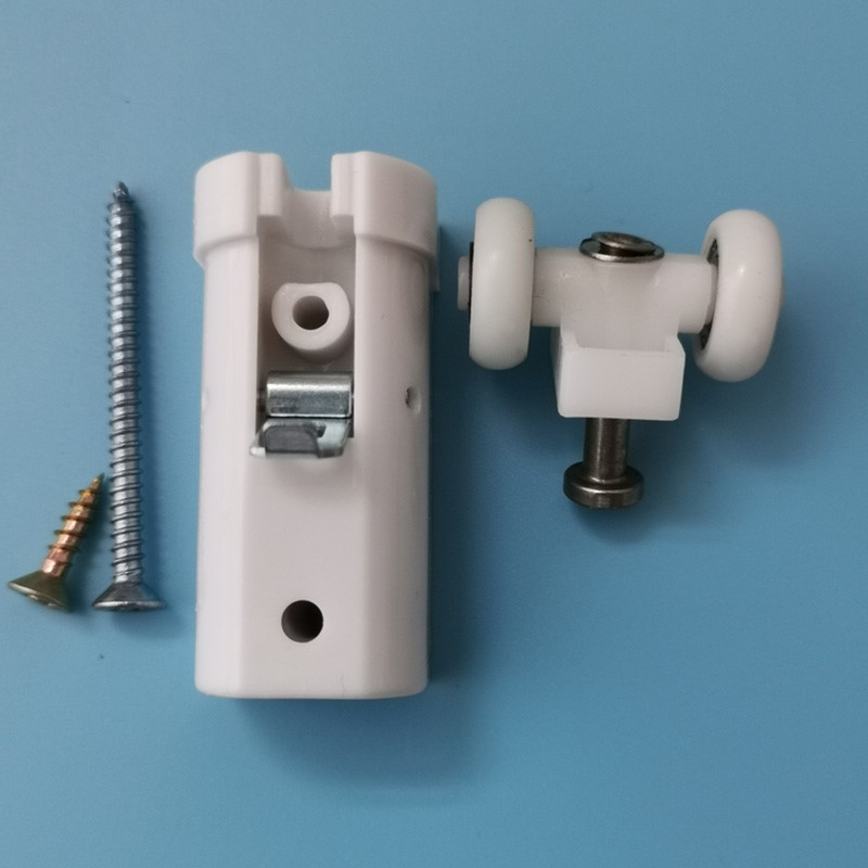 Folding door powder room track old sliding door hanging wheel door kitchen sliding door accessories partition pulley hanging wheel door accessories