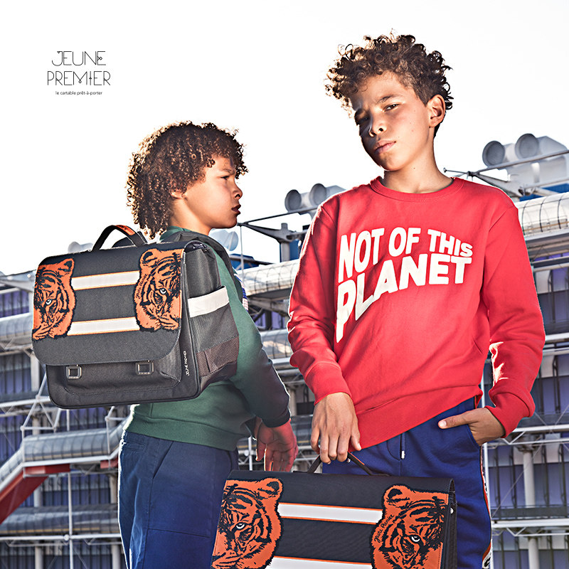 New Belgium jeune premier primary and secondary school students imported large capacity waterproof grade 1-3-6 school bags