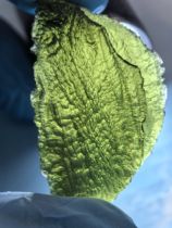 Czech meteorite 14 5g natural Czech meteorite Sirius meteorite thunder ink meteorite raw stone pendant hand