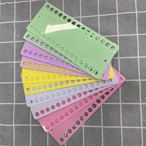 (Artifact) (30 holes) (50 pictures) Cross-stitch threading board embroidery special color plastic threading board