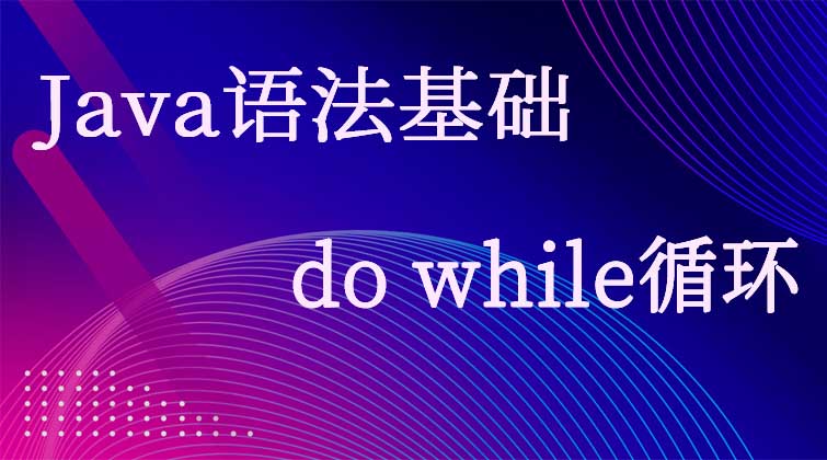 Java语法基础-do while循环