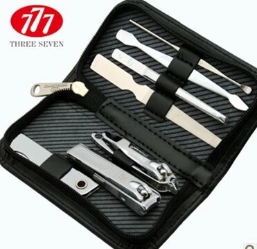 South Korea Imports THREESEVEN 777 Nail Scissors Set 7-Piece Set DS-4041RC