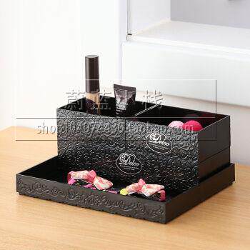Japan imported YAMADA cosmetic box desktop cosmetic storage box plastic creative finishing accessories box