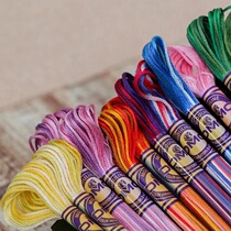 Flower Jian workshop French original imported DMC colorful line Art417F embroidery thread 60 color