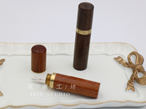 Huajian workshop Ebony Rosewood Rosewood solid wood storage syringe needle box