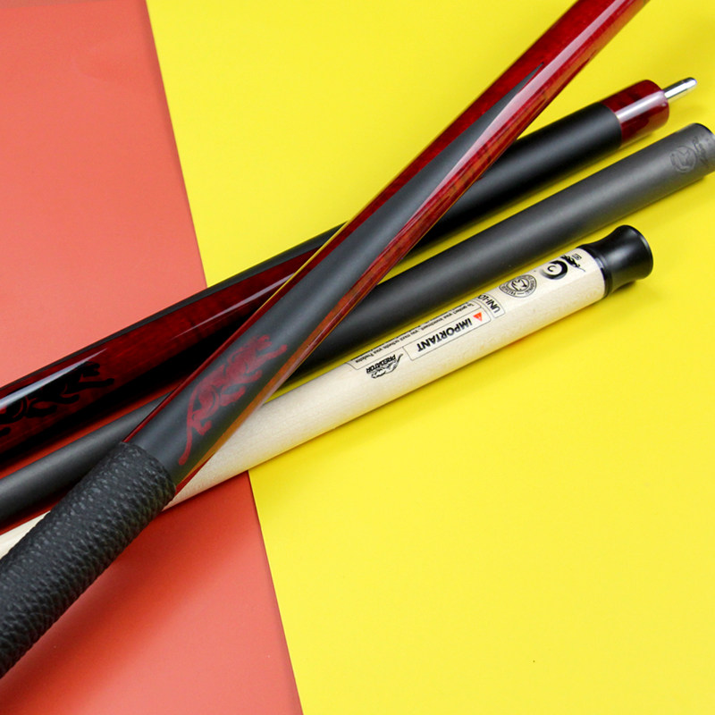 Imported jaguar SP2 nine cue Chinese style black eight maple 1 2 split black technology front billiard pole