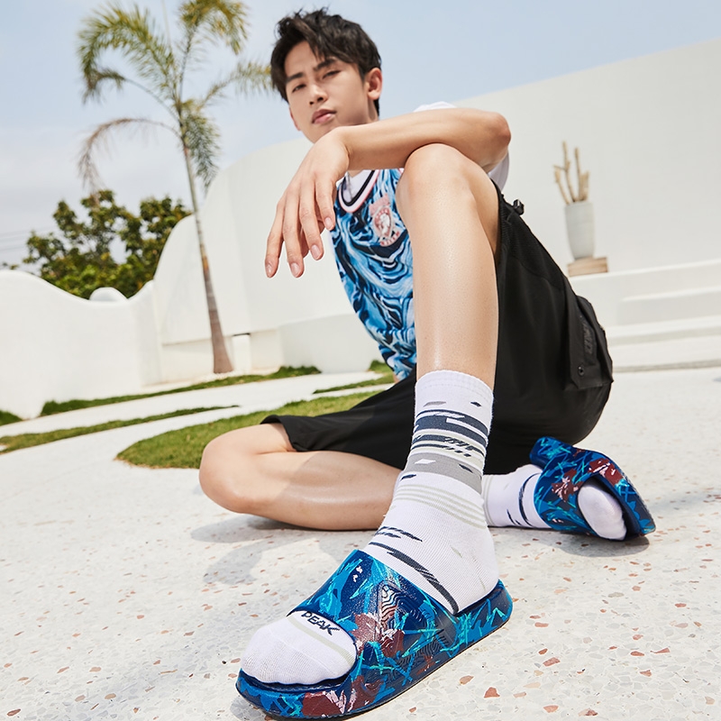 Pike state great triangle sports men and women light 2022 Summer couples Cheese Soft-bottom Sandals Slippers