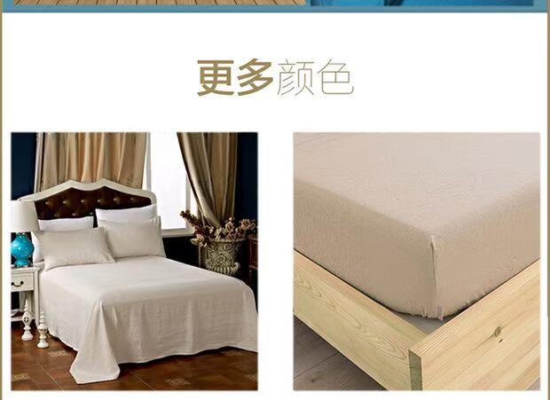 Gnzpire vàng dệt lâu đài đơn giản lanh trải giường đơn mảnh nệm nệm - Trang bị Covers ga chun trải giường	