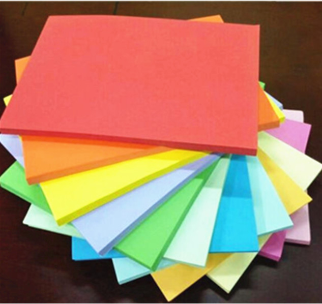 A4 color paper 70 gr color paper mixed color A4 color printing paper copy paper A4 folded paper hand color folded paper a4-Taobao