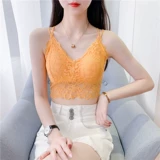 Приятный телу кружевной бюстгальтер-топ, бюстгалтер, защитное белье, майка топ, нижнее белье, красивая спина