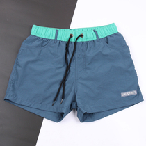 Quick-drying beach pants mens color fake seaside loose large size breathable large pants anti-embarrassment mens swimming trunks