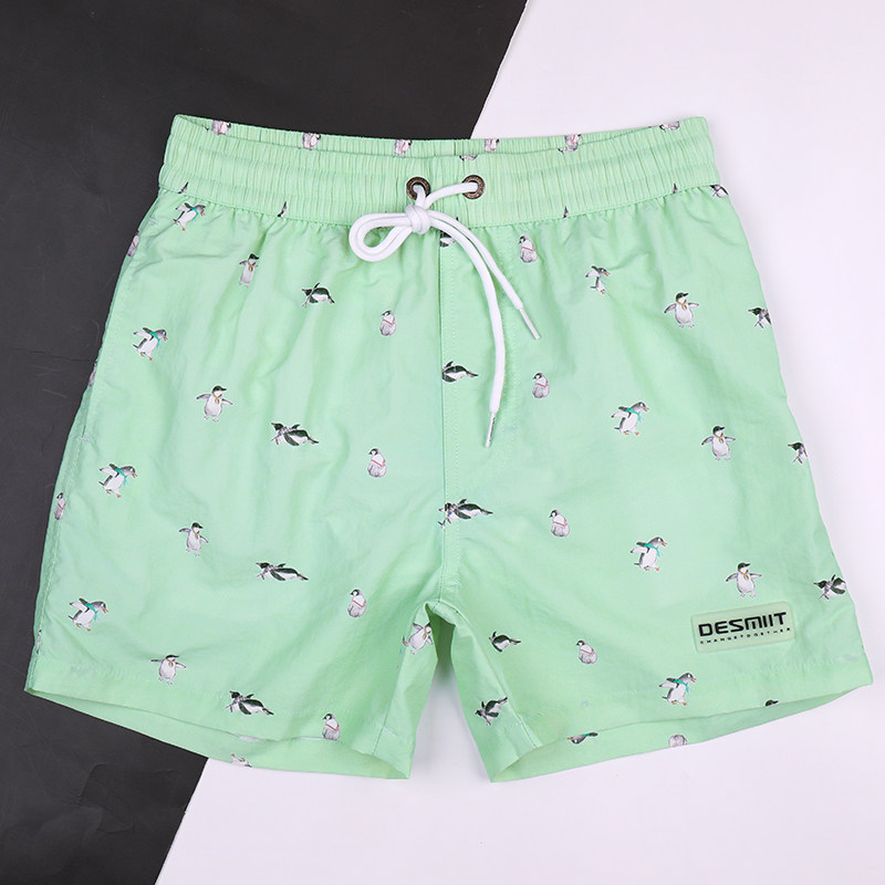 Beach pants Men's speed dry 30% Pants Summer Tide Men Loose Casual Shorts Sleeping Pants Beach Spa Loose Swimsuit Pants