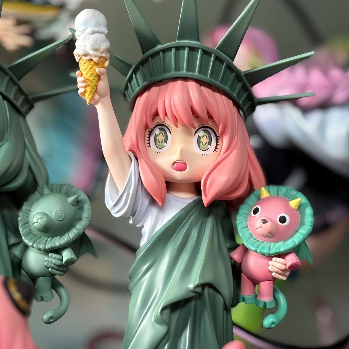 自由の女神像 - アーニャ【日本語版】限定版スパイごっこ遊びGKフィギュア玩具モデル装飾品