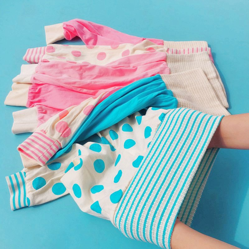 Daily single pure cotton high waist and belly protection trousers 70-95cm