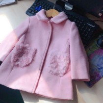 bala 181995 girls winter woolen jacket cotton thick coat 90-100cm