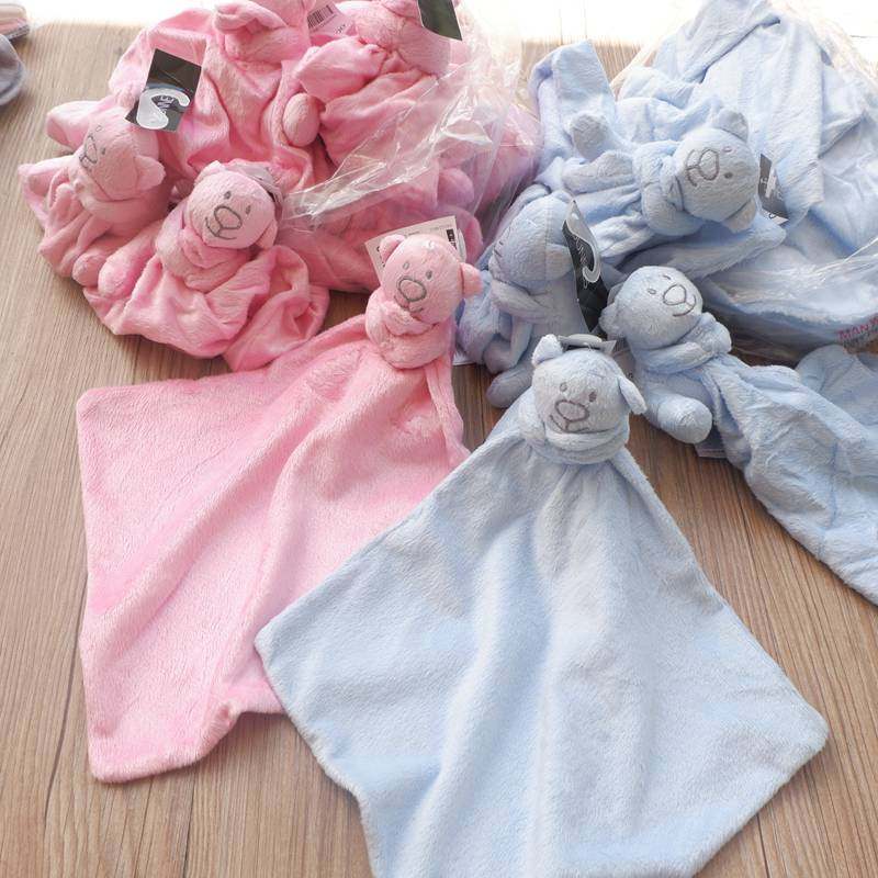 Foreign Trade Outlet Plush Small Bear Baby Soothing Towel