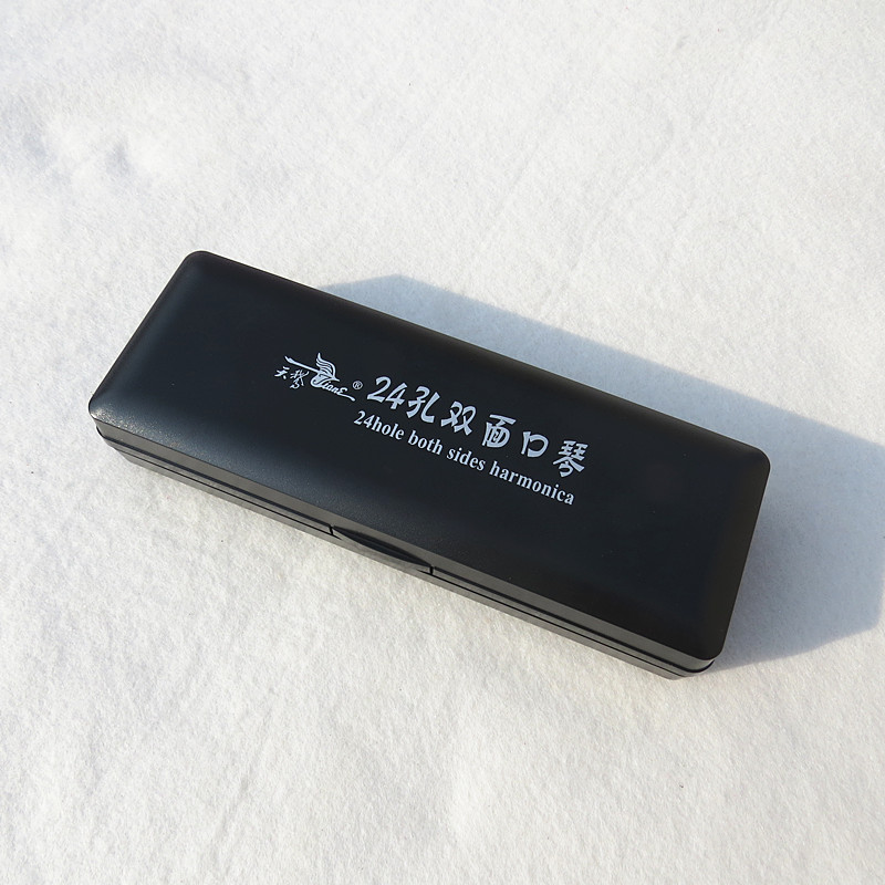 Swan 24 Holes Double Face Double Tune Harmonica Children Students Adults Beginners Beginners Pedagogical Percussion Instruments
