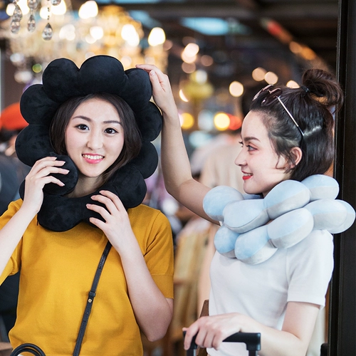 Aika Graphene Healthy Cloud Sheam Ban Ban Fever, отрегулируйте U -образную подушку для самолета перемещение, подушка для подушки подушки шейки матки шейки матки