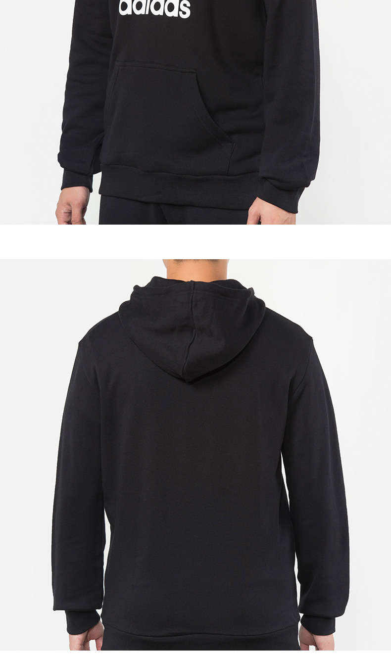 Adidas Adidas áo len nam 2019 mới mùa thu đông mới thể thao đích thực áo thun dài tay trùm đầu hoodie đỏ
