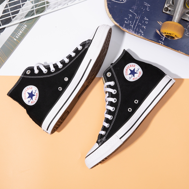 Converse Women's Shoes Men's Shoes All Star High-Top Canvas Shoes Women's Official Website Flagship 2025 New Couple Shoes 101010