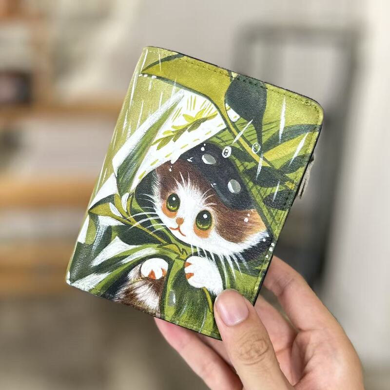 Short Wallet for Women, Genuine Leather, 2026 New Model, Lightweight and Compact, Integrated Card Holder and Coin Purse, Gift for Women Short Wallet for Women, Genuine Leather, 2026 New Model, Lightweight and Compact, Integrated Card Holder and Coin Purse, Gift for Women