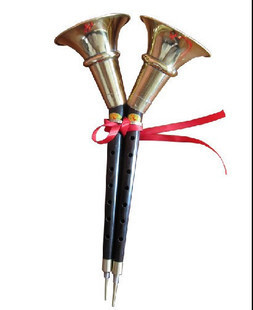 Suona musical instrument Northeast suona average hole 7 inches 5 8 inches double suona double blowing folk suona indefinite tone