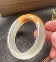 Huanglong Jade Yunnan natural A-quality high-quality Huanglong Jade gold sand bracelet payment link private auction invalid