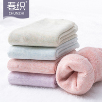 Spring weaving socks ladies in the tube socks thick stockings mother autumn and winter models for the elderly long tube terry cotton socks elderly