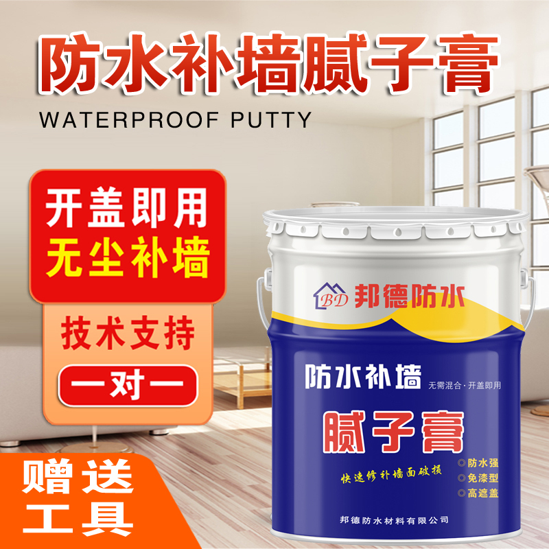 Wall Repair Paste, Putty Powder for Repairing and Renovating Interior Walls, Cement-Free, Odorless, No Need for Sanding