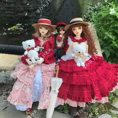 3 points BJD doll SD old V Sophie girl naked baby resin movable human doll gray mold shrink small