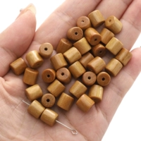 Золотой лечебный сандал 8х8мм, диаметр отверстия около 1мм, 50 шт./упак.