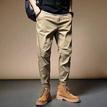 2021 new spring jeans mens fashion brand trend loose Harun beam feet nine-point pants mens casual pants spring and autumn