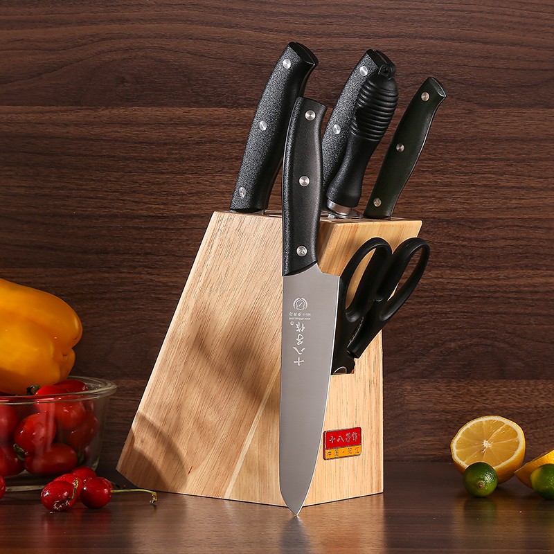 Yangjiang Shibazuzuo set kitchen knife cutting board two-in-one full set of top ten brands of household kitchen combination knives