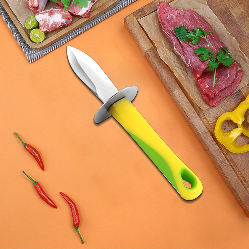 Shibazuo kitchen oyster knife stainless steel oyster knife oyster knife shell knife river mussel knife barbecue special tool