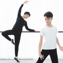 Dance wear practice clothes mens adult Chinese classical modern dance tops teachers modal bodysuits dance pants