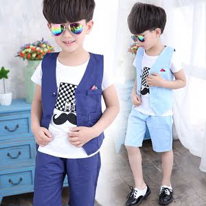 儿童演出服男童小主持人礼服幼儿园六一表演服