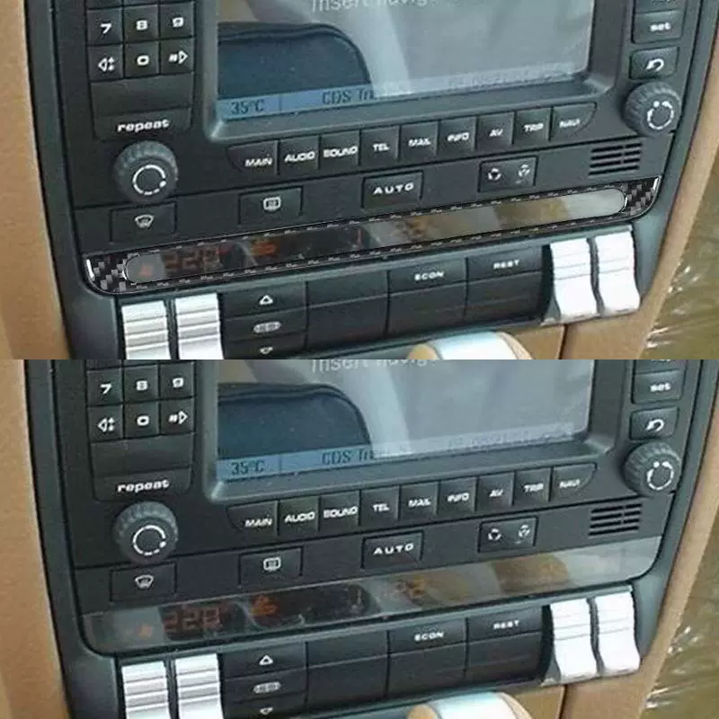 Совместимый модифицированный LCD-дисплей углеродное волокно, Porsche