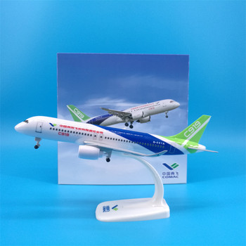 20cm Wheeled Domestic Large Aircraft Comac C919 Landing Gear Detachable Simulation Teaching Model Ornament Souvenir