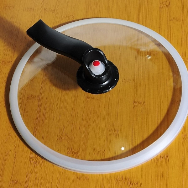 Vacuum Tempered Glass Micro-Pressure Cooker Lid Health Handle Glass Pressure Accessories Wok Gold Valve Sealing Ring