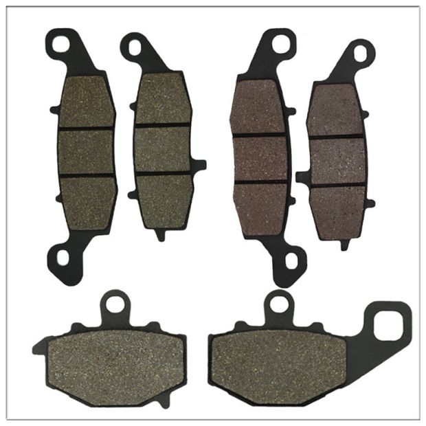 Thích nghi KLE650 ER6N ER650 ER6F EX650 trước và sau của má phanh trước và sau - Pad phanh má phanh xe máy air blade