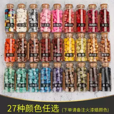 Fire paint seal candle European retro wax grain branding Wedding invitation Paint wax seal invitation primary school student handmade wax print