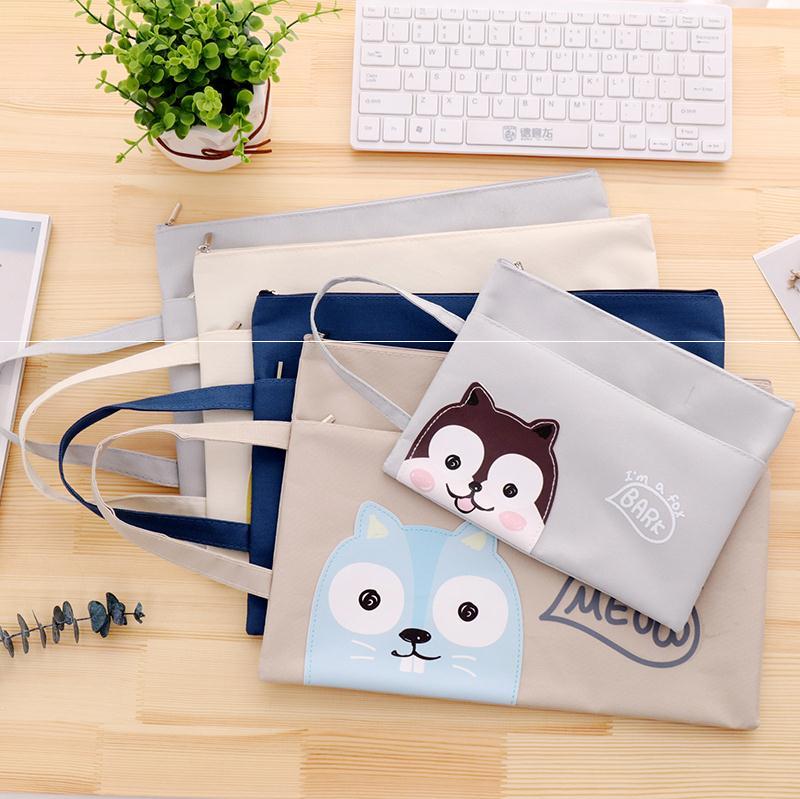 Bag Teenage Hearts of the Sections Classification Paper Bagged Paper Bags of the Han version Paper Bills Bag Cashier Bags Simple