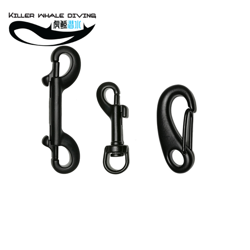 Water Pro stainless steel single head hook double head hook diving quick buckle key hanging ring simple hook