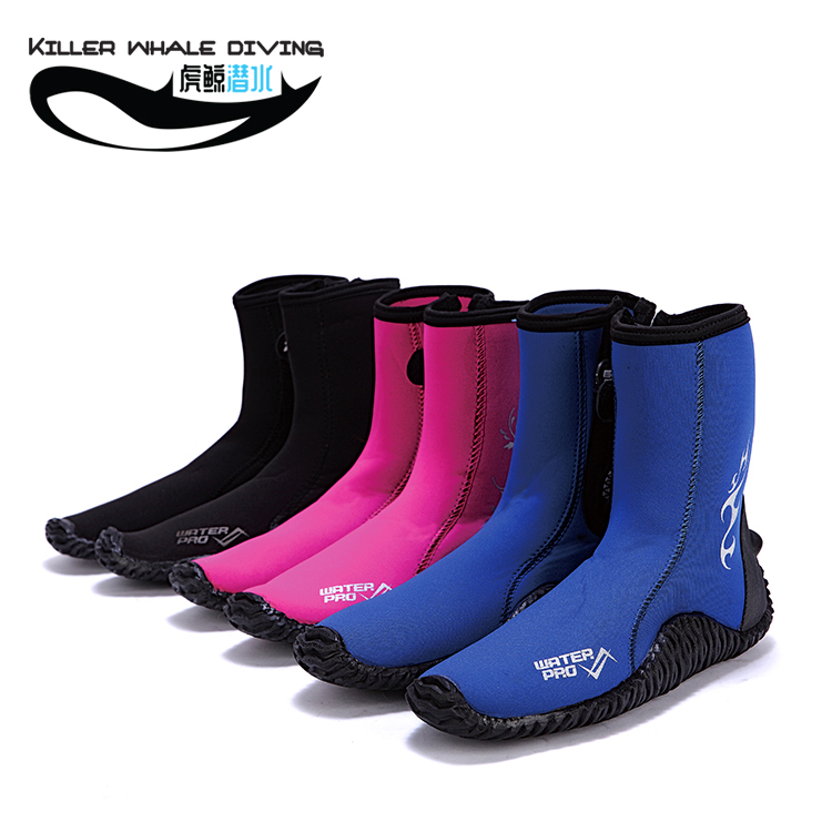 Water Pro GS BOOTS 5mm Diving Shoes for Men and Women's Skating Boots for Anti-Skating Insulation Suites