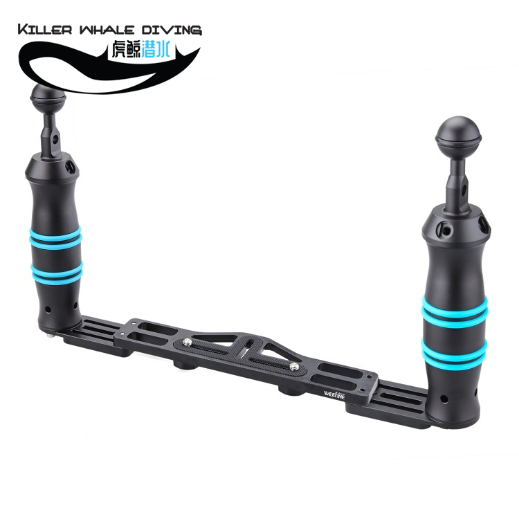 Weefine WFA23 universal mobile phone protective shell-tray bracket camera waterproof shell-tray bracket double grip
